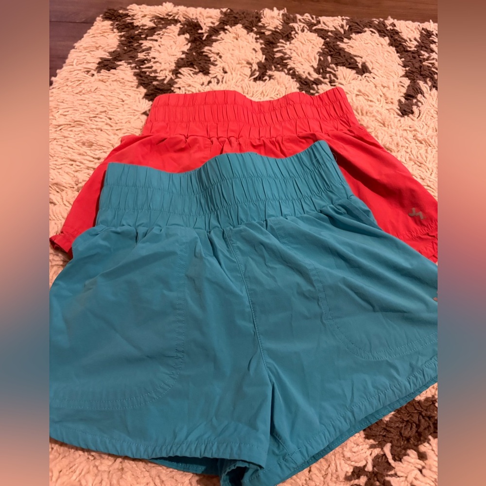 JoyLab Red and Blue Athletic Shorts